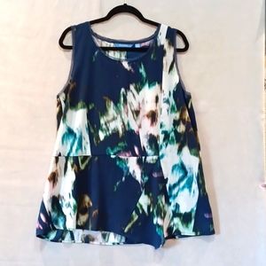 Simply Vera Sleeveless Blouse with A-symetric Shaping